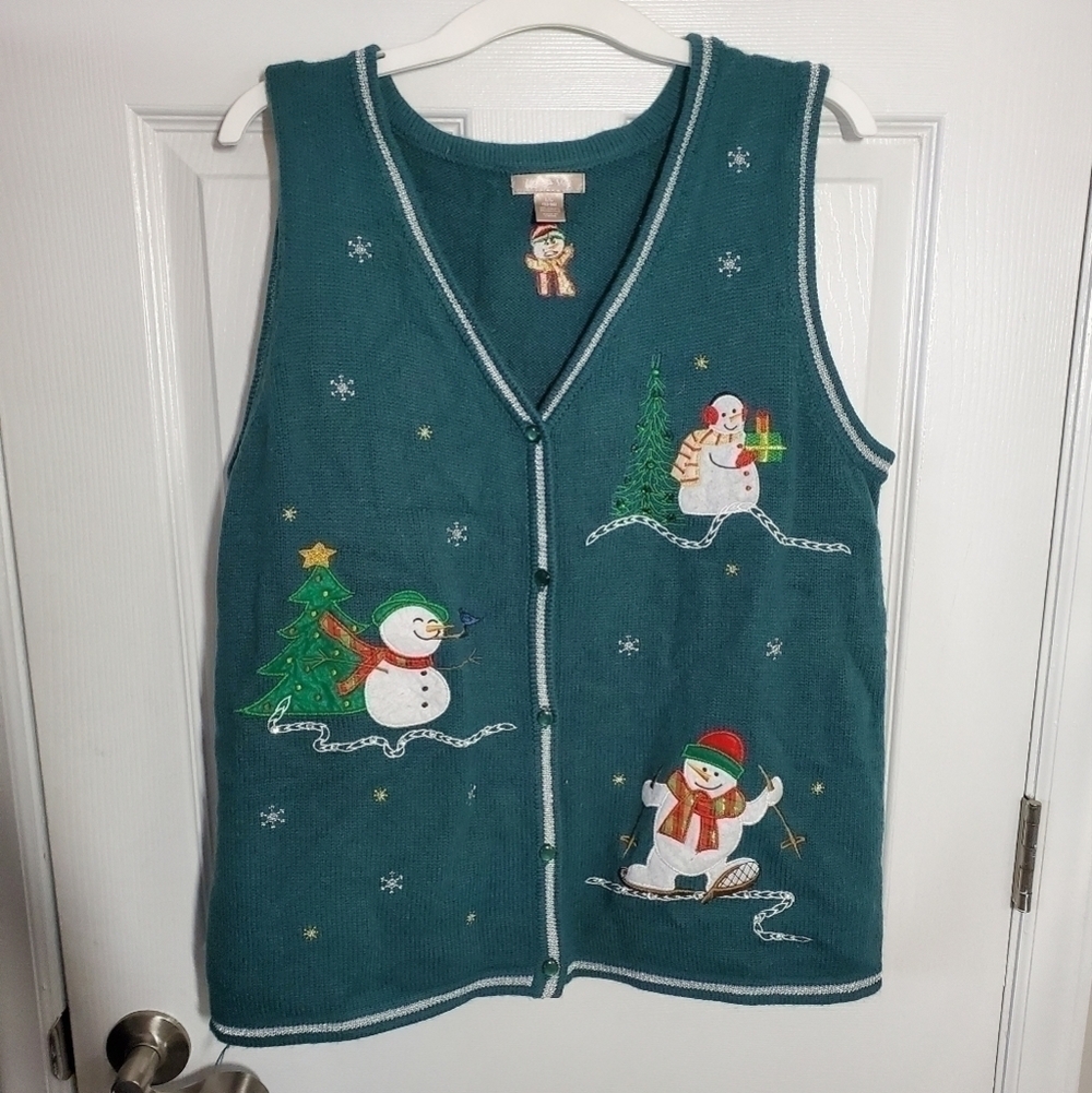 White Stag Vintage Snowman Vest
